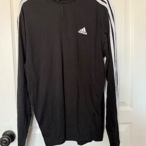Adidas Men's Black Long Sleeve Shirt